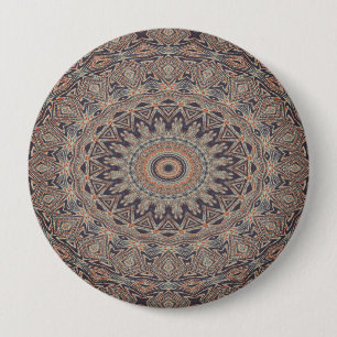 Antiek Geometrische Abstracte Kunst Ronde Button 4,0 Cm