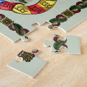 Antiek George Washington Snake Board Spel Print Legpuzzel (Zijkant)