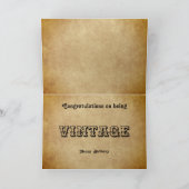  Antiek Gereedschap Houtbewerking Verjaardag Kaart (Binnen)