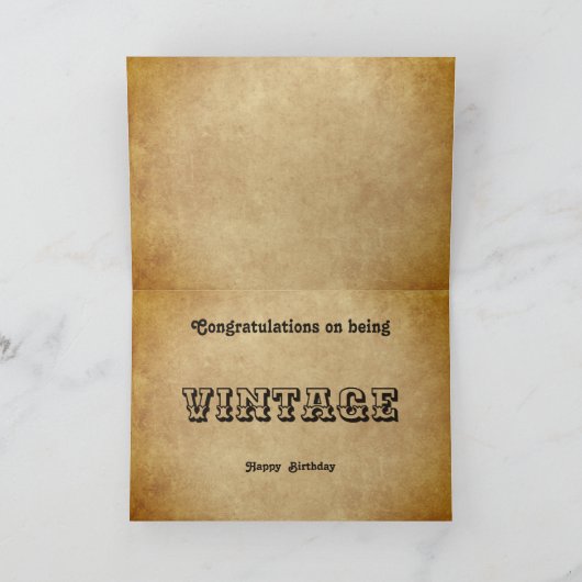  Antiek Gereedschap Houtbewerking Verjaardag Kaart (Binnen)