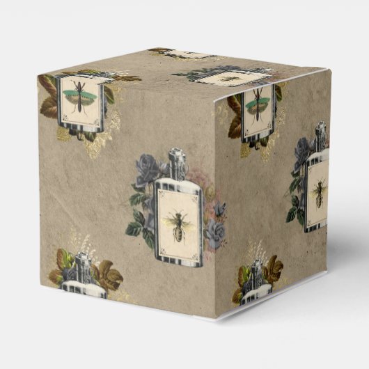 Antiek gesteentekelaar heksen flesje voorkant bedankdoosjes (Achterkant)