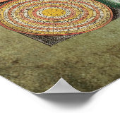 Antiek-gestileerde Jean Boisseau's C17th Old Werel Poster (Hoek)