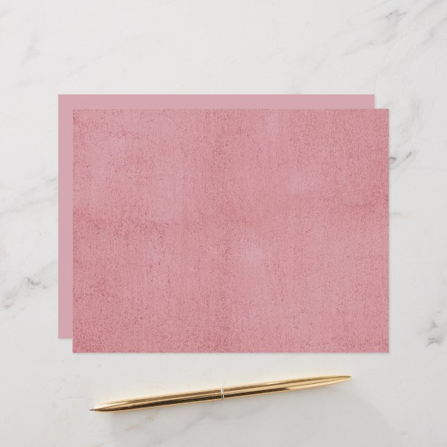  Antiek getextureerd Blush roze Bleek ontkoppelpag (Voorkant / Achterkant in situ)