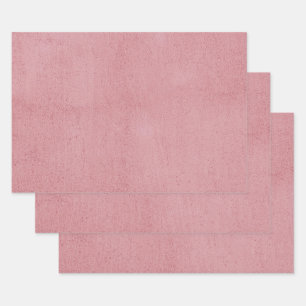  Antiek getextureerd Blush roze Bleek ontkoppelpag Inpakpapier Vel