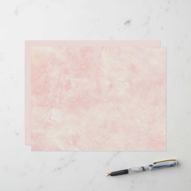  Antiek getextureerd Blush roze ontkoppeling (Voorkant / Achterkant in situ)