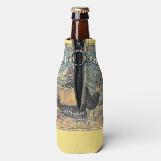 Antiek gids voor reizigers naar Zwitserland Flesjeskoeler (Fles Achterkant)