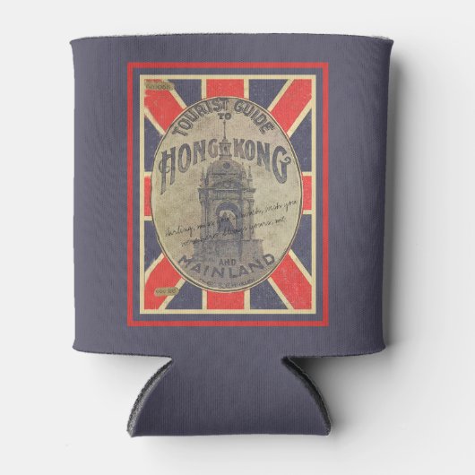 Antiek gids voor Toerisme naar Hongkong met Uniefo Blikjeskoeler (Voorkant)