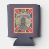 Antiek gids voor Toerisme naar Hongkong met Uniefo Blikjeskoeler (Achterkant)