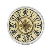 Antiek Gilt Clock Face Steampunk