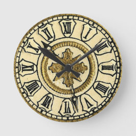 Antiek Gilt Clock Face Steampunk Wall Clock Ronde Klok