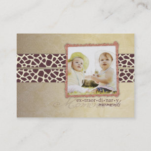 Antiek Giraffe Chubby Visitekaartjes