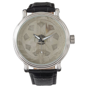 Antiek gitaar Banjo met unieke  stijl Horloge