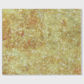  Antiek Glitter Texture Gold-ontkoppeling Cadeaupapier (Vlak)