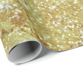  Antiek Glitter Texture Gold-ontkoppeling Cadeaupapier (Rol Hoek)