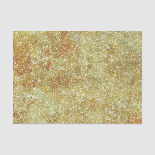Antiek Glitter Texture Gold-ontkoppeling Tissuepapier (Voorkant)