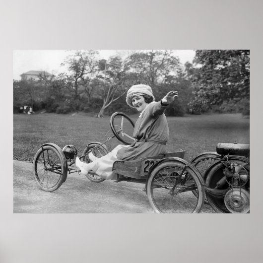 Antiek Go Cart, begin jaren 1900 Poster (Voorkant)