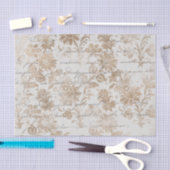 Antiek Gold Damascript Tissuepapier (Craft)