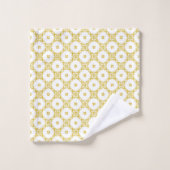 Antiek Gold Damask Pattern Bath-handdoekset Bad Handdoek (Wasdoekje)