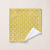 Antiek Gold Damask Pattern Bath-handdoekset Bad Handdoek (Wasdoekje)