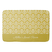 Antiek Gold Damask Pattern Bath Mat (Voorkant)