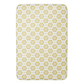 Antiek Gold Damask Pattern Bath Mat (Voorkant Verticaal)