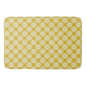 Antiek Gold Damask Pattern Bath Mat (Voorkant)