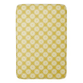 Antiek Gold Damask Pattern Bath Mat (Voorkant Verticaal)