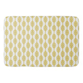 Antiek Gold Damask Pattern Bath Mat (Voorkant)