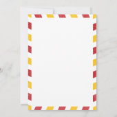 Antiek Gold en Red Spain Airmail Save the Date (Achterkant)