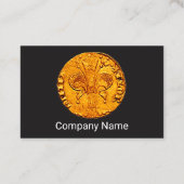 ANTIEK GOLD FLORENTINE FORINT Black Visitekaartje (Achterkant)