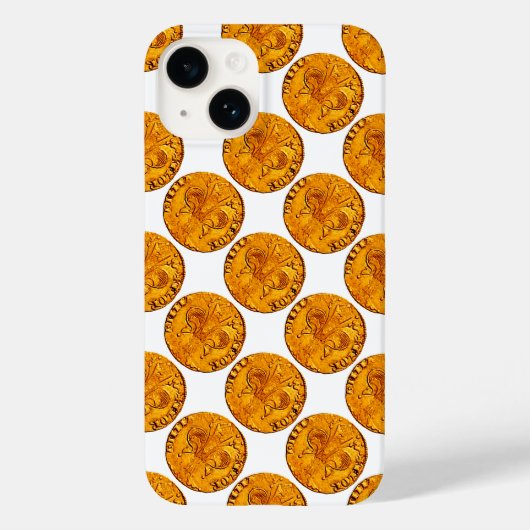ANTIEK GOLD FLORENTINE FORINT Case-Mate iPhone CASE (Achterkant)