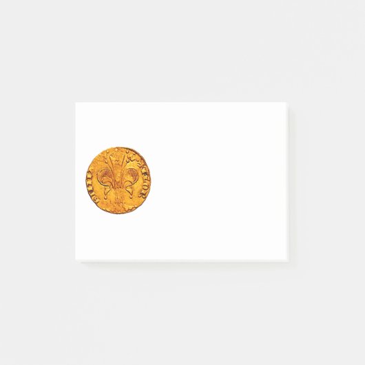 ANTIEK GOLD FLORENTINE FORINT POST-IT® NOTES (Voorkant)