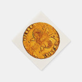 ANTIEK GOLD FLORENTINE FORINT SERVETTEN (Hoek)