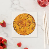 ANTIEK GOLD FLORENTINE FORINT SERVETTEN (Insitu)