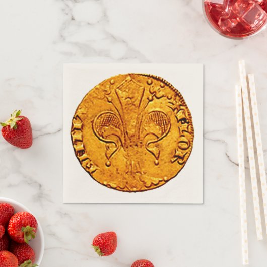 ANTIEK GOLD FLORENTINE FORINT SERVETTEN (Insitu)