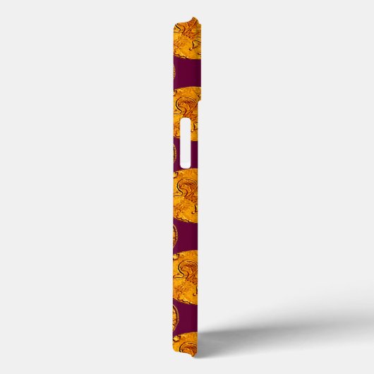 ANTIEK GOLD FLORENTINE FORINT TYRIAN PAARS Case-Mate iPhone CASE (Achterkant / Rechts)