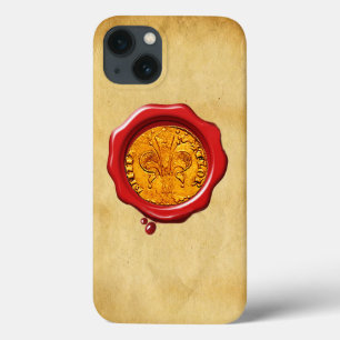 ANTIEK GOLD FLORENTINE FORINT wax parchment Case-Mate iPhone Case