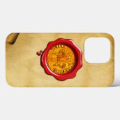 ANTIEK GOLD FLORENTINE FORINT wax parchment Case-Mate iPhone Case (Achterkant (horizontaal))