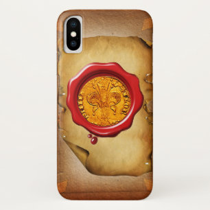 ANTIEK GOLD FLORENTINE FORINT wax parchment Case-Mate iPhone Case