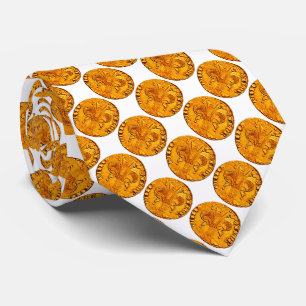 ANTIEK GOLD FLORENTINE FORINT White Stropdas