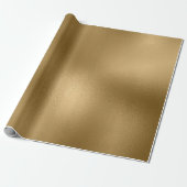 Antiek Gold Foil Style 41 Wrapping Paper Roll Cadeaupapier (Uitgerold)