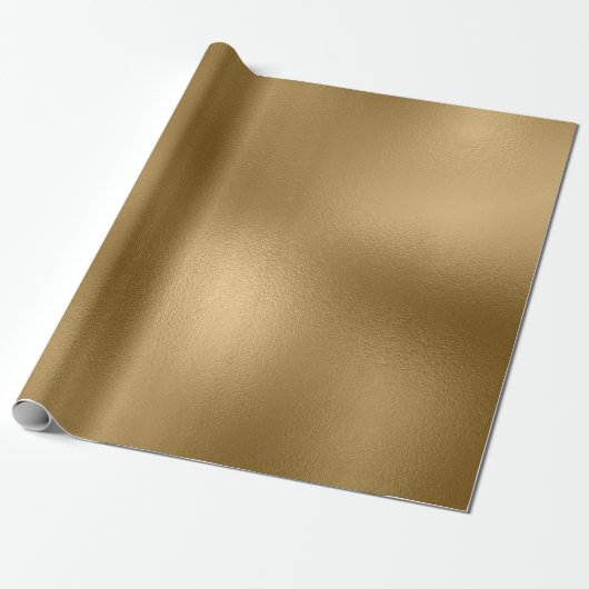 Antiek Gold Foil Style 41 Wrapping Paper Roll Cadeaupapier (Uitgerold)