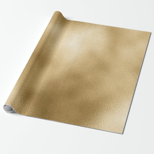 Antiek Gold Foil Style met 25 omslagpapier - Roll Cadeaupapier (Uitgerold)