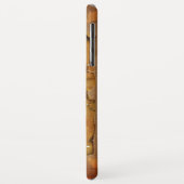 ANTIEK GOLD GEEL RODE WAX SEAL parchment Case-Mate iPhone Case (Achterkant/links)