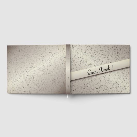 Antiek Gold Glitter Guest Book Gastenboek (Volledig)