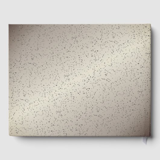 Antiek Gold Glitter Guest Book Gastenboek (Achterkant)