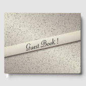 Antiek Gold Glitter Guest Book Gastenboek (Voorkant)
