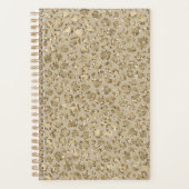 Antiek Gold Glitter-leopardprinter       Planner (Voorkant)