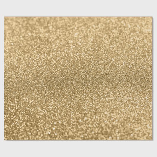 Antiek Gold Glitter Style 12 Wrapping Paper Roll Cadeaupapier (Vlak)