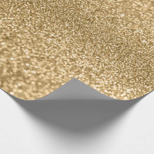 Antiek Gold Glitter Style 12 Wrapping Paper Roll Cadeaupapier (Hoek)